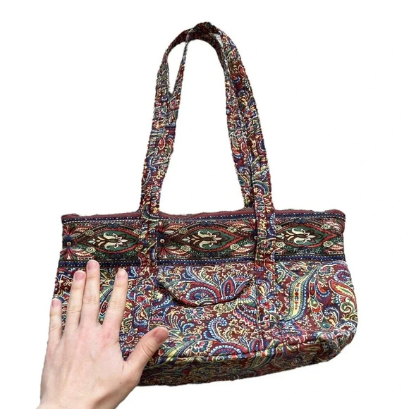 Usport Sack Paisley Floral Cloth Bag - Picture 2 of 5